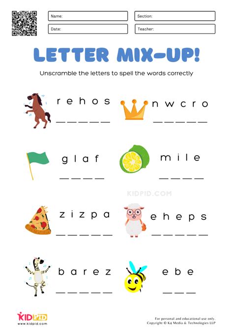 Unscramble Words from Letters .